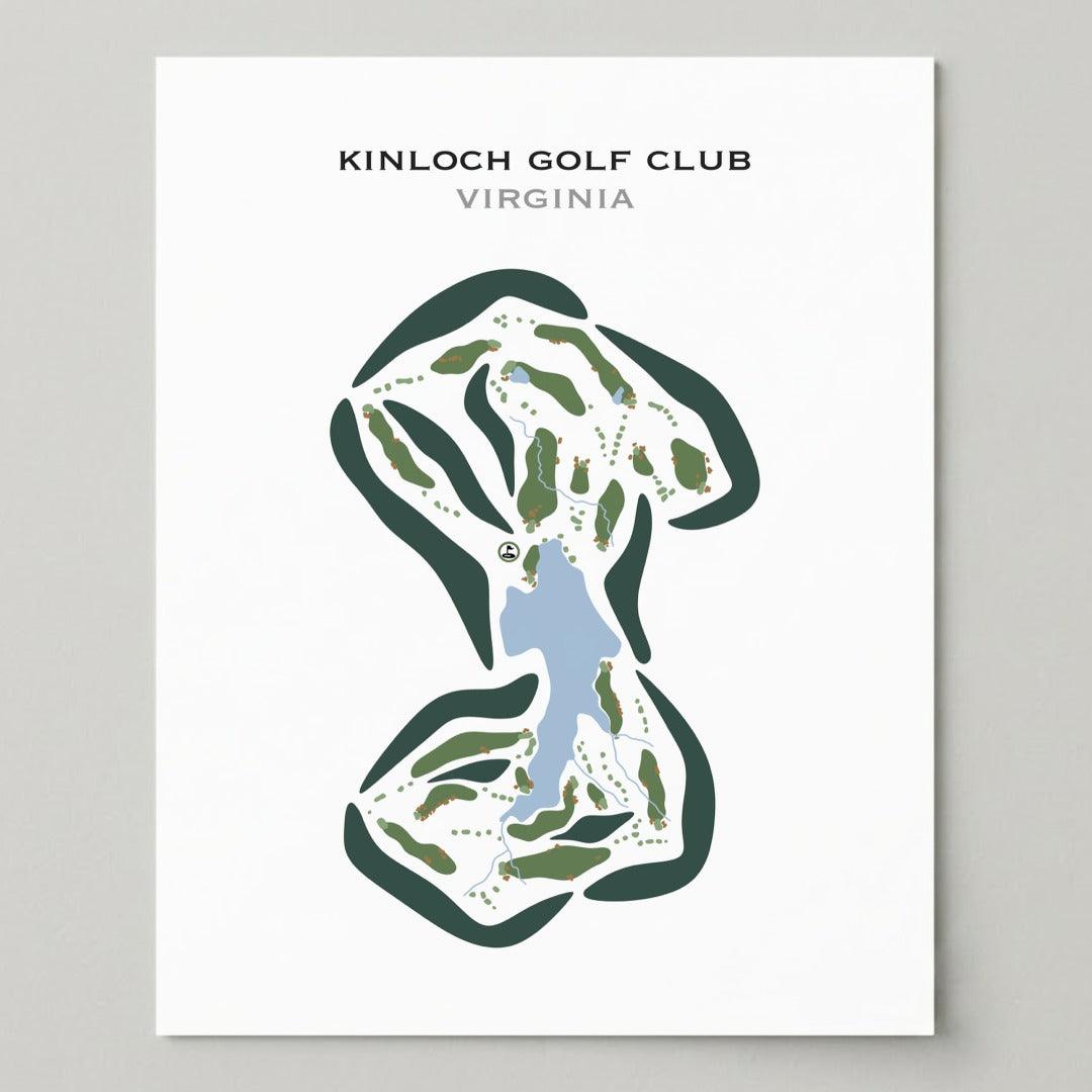 Kinloch Golf Club, Virginia - Printed Golf Courses