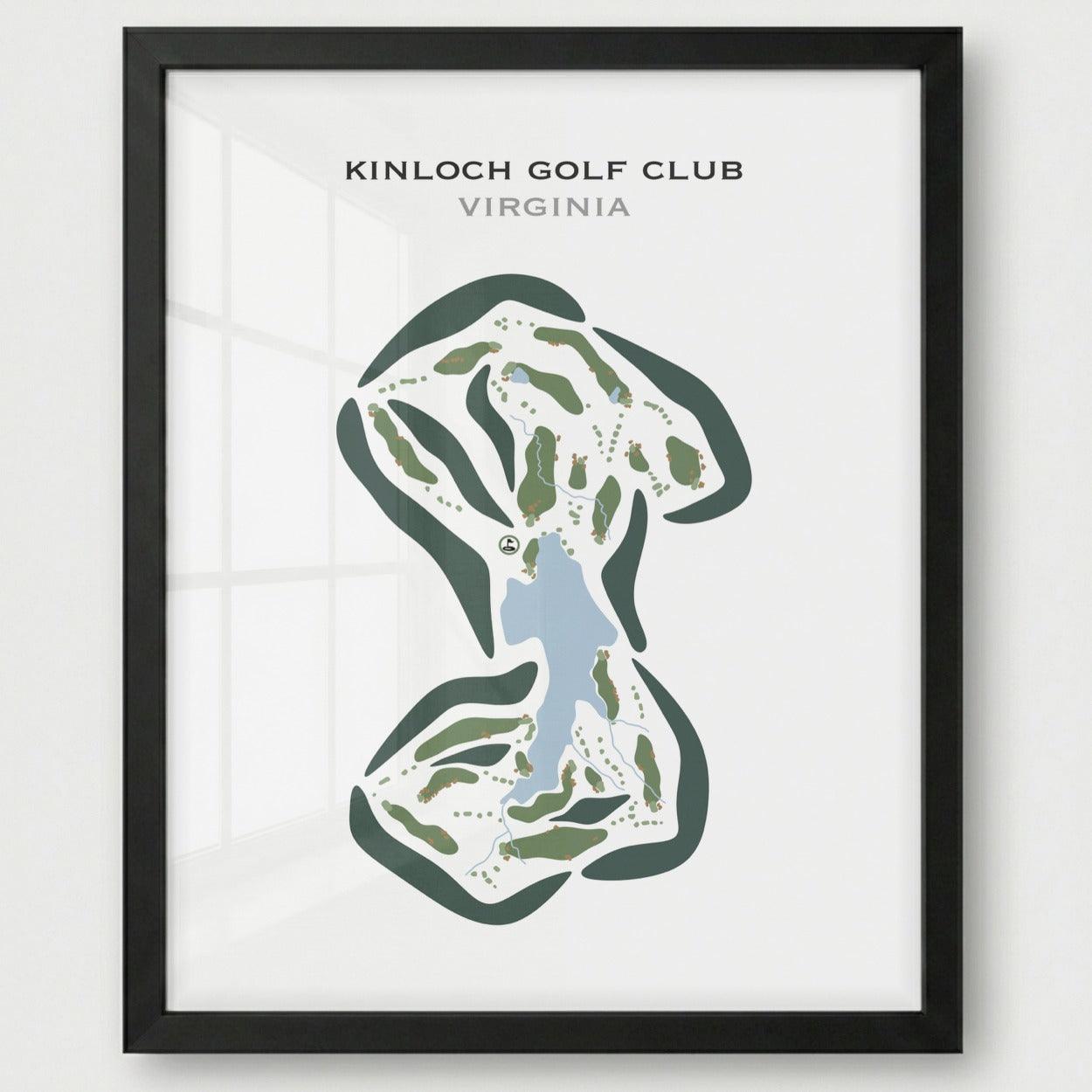 Kinloch Golf Club, Virginia - Printed Golf Courses