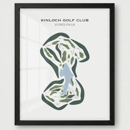 Kinloch Golf Club, Virginia - Printed Golf Courses