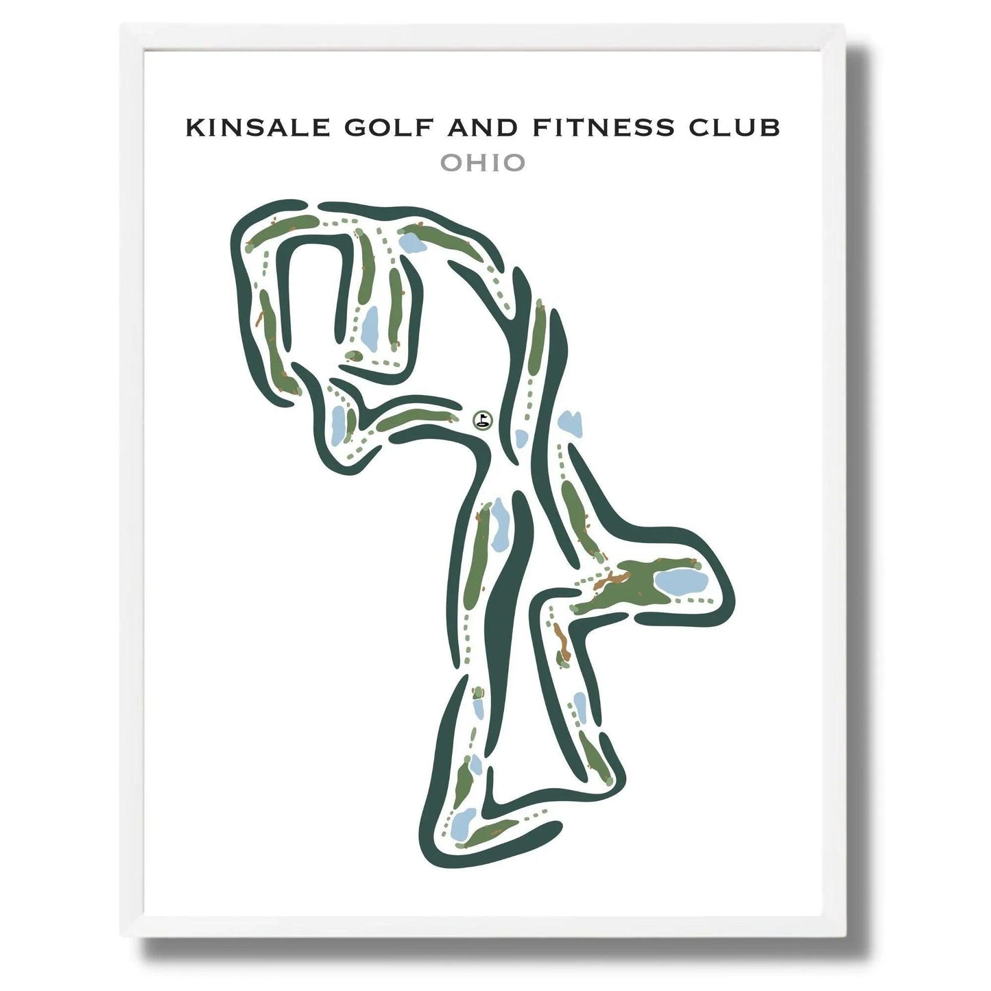 Kinsale Golf and Fitness, Ohio - Printed Golf Courses