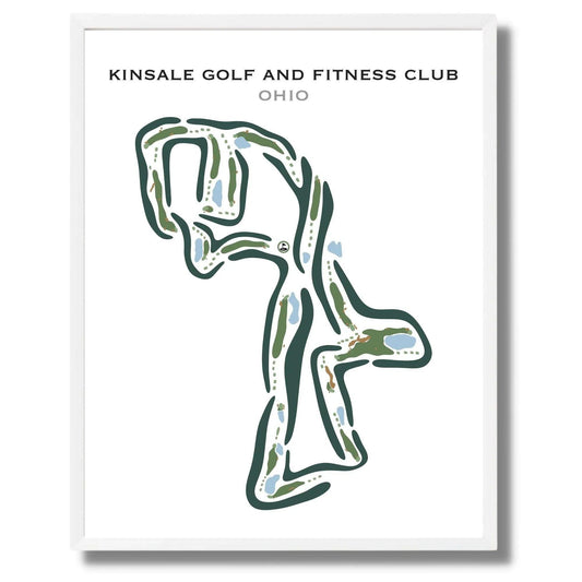 Kinsale Golf and Fitness, Ohio - Printed Golf Courses