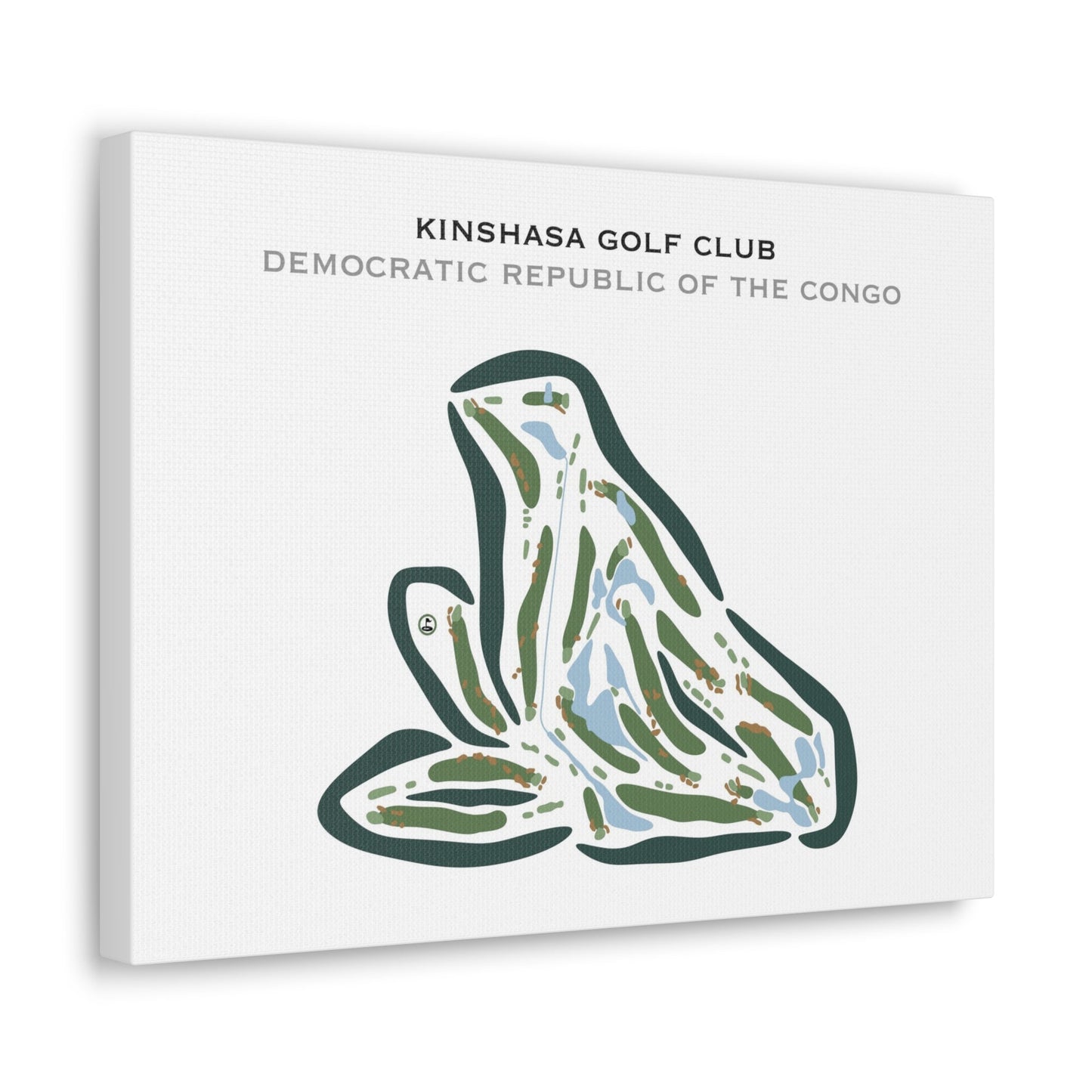Kinshasa Golf Club, Democratic Republic of the Congo - Printed Golf Courses
