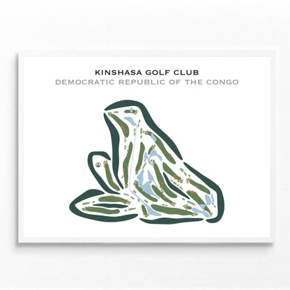 Kinshasa Golf Club, Democratic Republic of the Congo - Printed Golf Courses