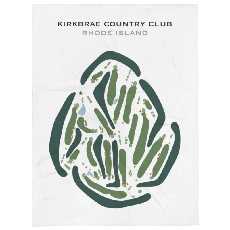 Kirkbrae Country Club, Rhode Island - Printed Golf Courses