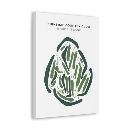 Kirkbrae Country Club, Rhode Island - Printed Golf Courses