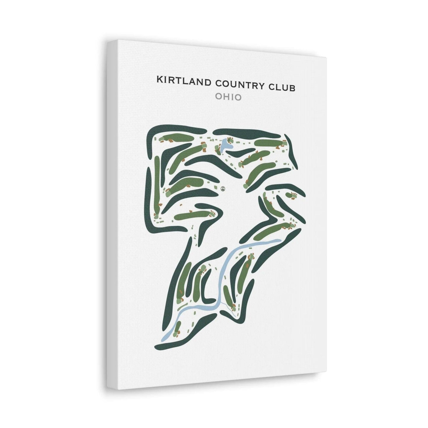 Kirtland Country Club, Ohio - Printed Golf Course