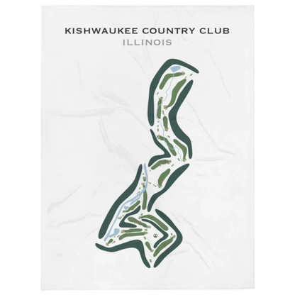 Kishwaukee Country Club, Illinois - Printed Golf Course