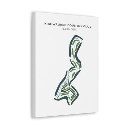 Kishwaukee Country Club, Illinois - Printed Golf Course