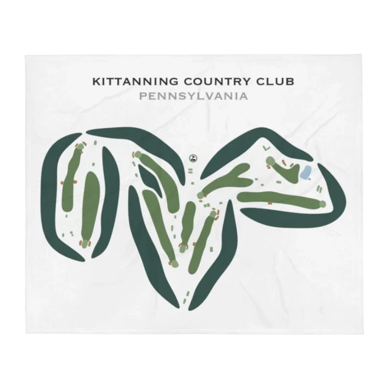 Kittanning Country Club, Pennsylvania - Printed Golf Courses