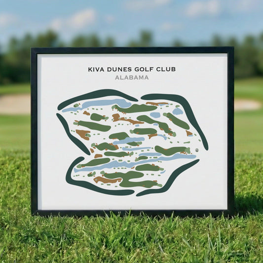 Kiva Dunes Golf Club, Alabama - Printed Golf Courses