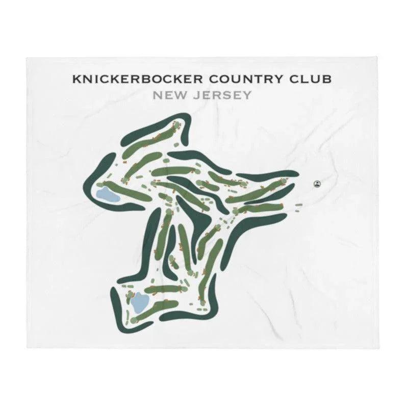 Knickerbocker Country Club, New Jersey - Printed Golf Course