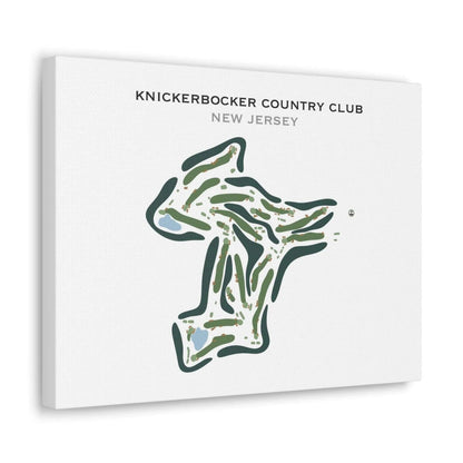 Knickerbocker Country Club, New Jersey - Printed Golf Course