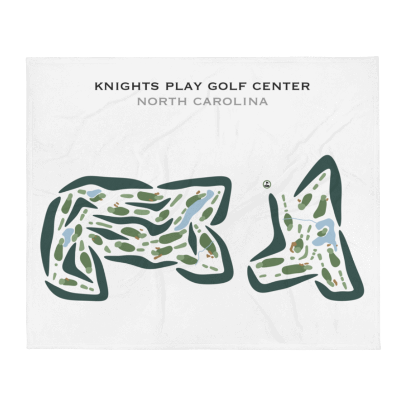 Knights Play Golf Center, North Carolina - Printed Golf Courses