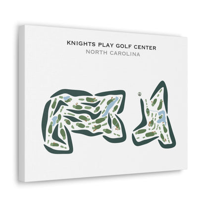 Knights Play Golf Center, North Carolina - Printed Golf Courses