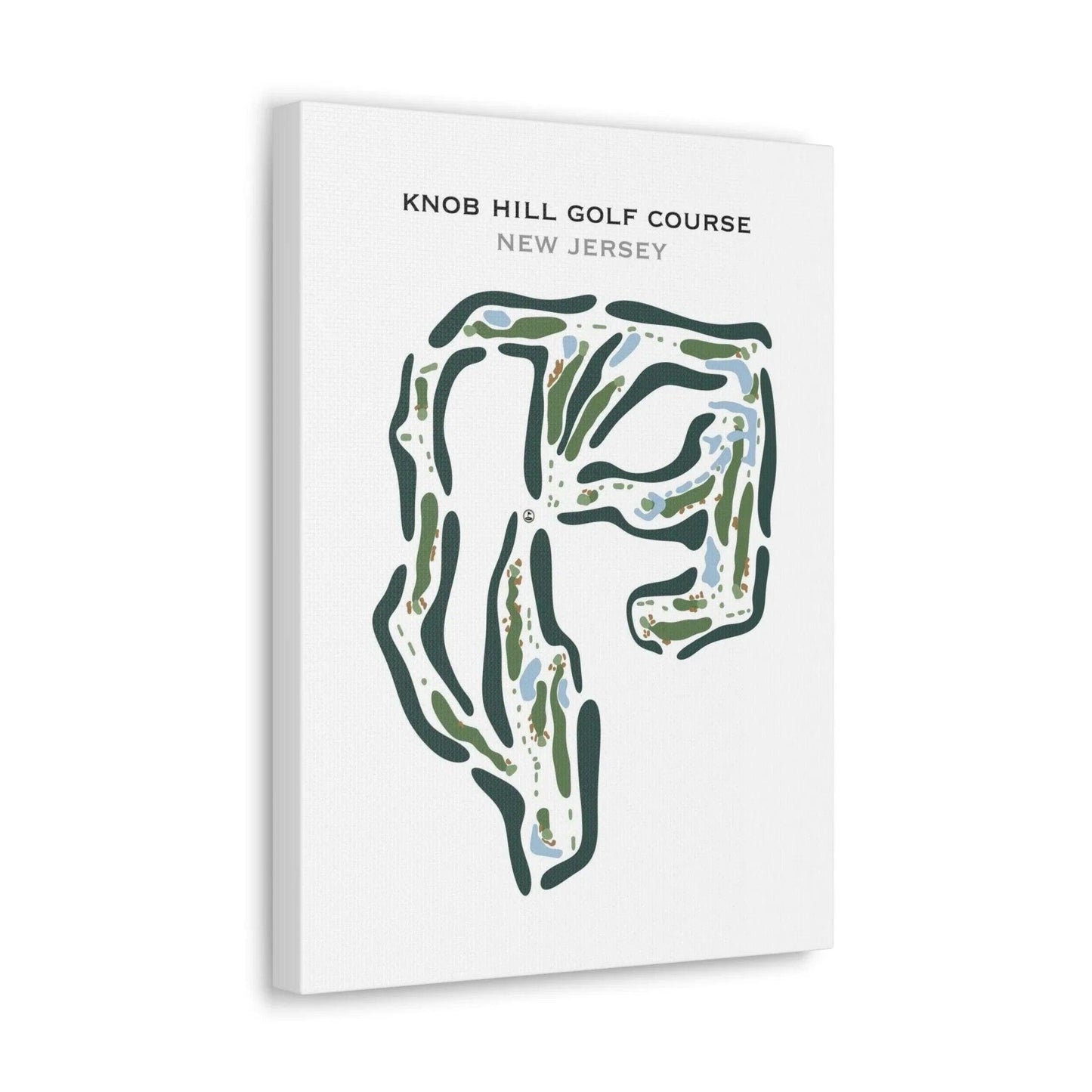 Knob Hill Golf Course, New Jersey - Printed Golf Course