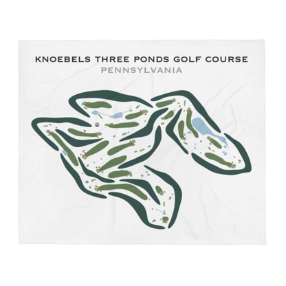 Knoebels Three Ponds Golf Club, Pennsylvania - Printed Golf Courses