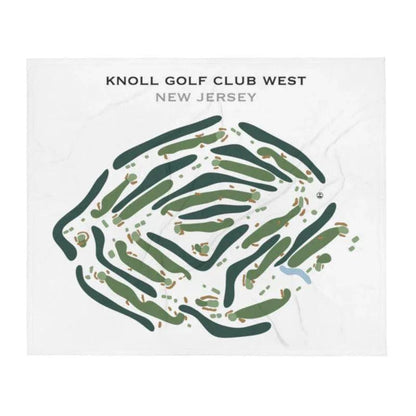 Knoll Golf Club West, New Jersey - Printed Golf Course
