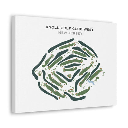 Knoll Golf Club West, New Jersey - Printed Golf Course