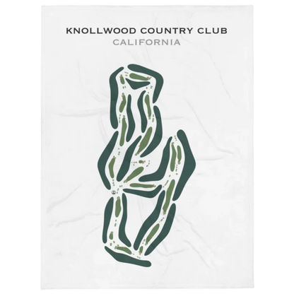 Knollwood Country Club, California - Printed Golf Courses