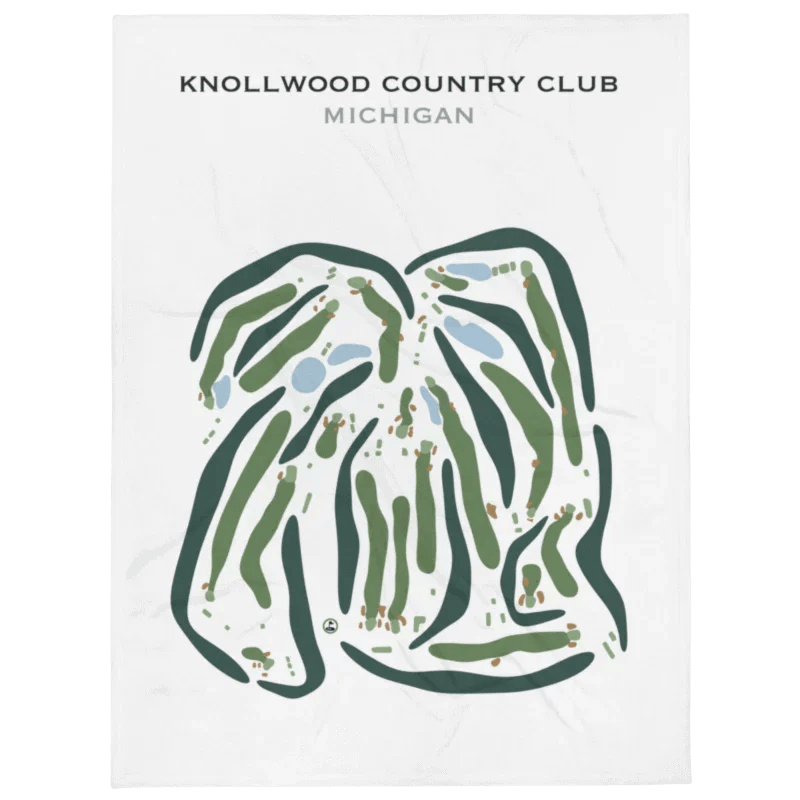 Knollwood Country Club, Michigan - Printed Golf Courses