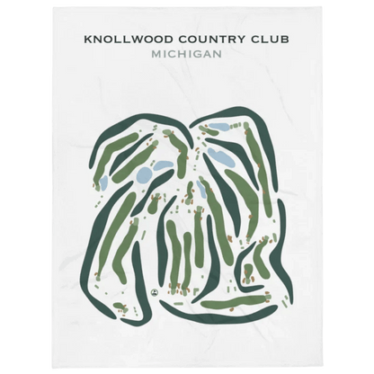 Knollwood Country Club, Michigan - Printed Golf Courses