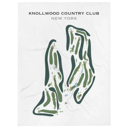 Knollwood Country Club, New York - Printed Golf Course