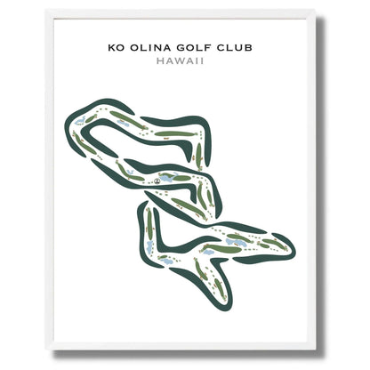 Ko Olina Golf Club, Hawaii - Printed Golf Courses