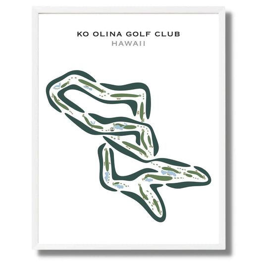 Ko Olina Golf Club, Hawaii - Printed Golf Courses