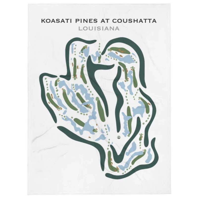 Koasati Pines at Coushatta, Louisiana - Printed Golf Courses