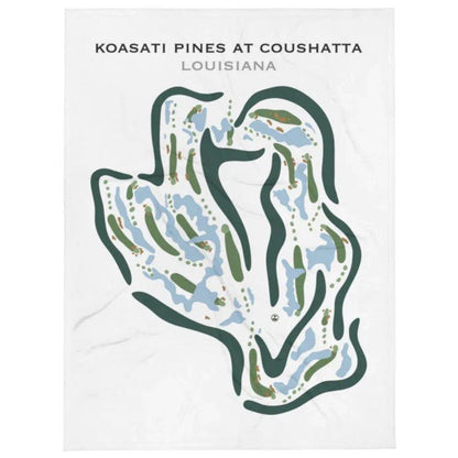 Koasati Pines at Coushatta, Louisiana - Printed Golf Courses