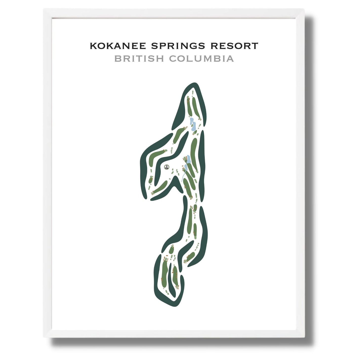 Kokanee Springs Resort Club, BC, Canada - Printed Golf Courses