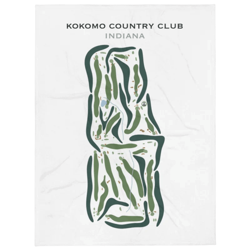 Kokomo Country Club, Indiana - Printed Golf Courses
