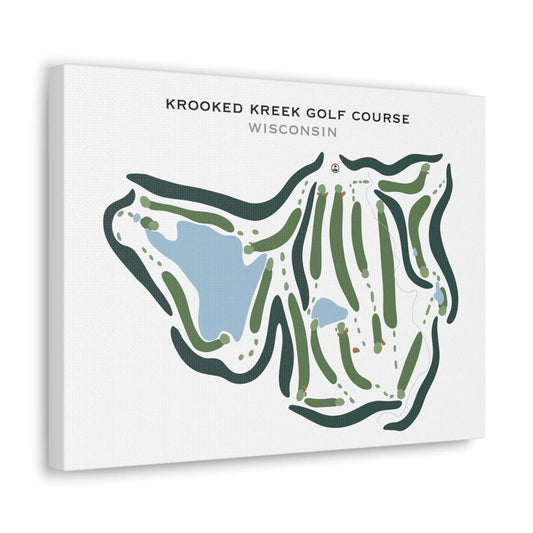 Krooked Kreek Golf Course, Wisconsin - Printed Golf Courses