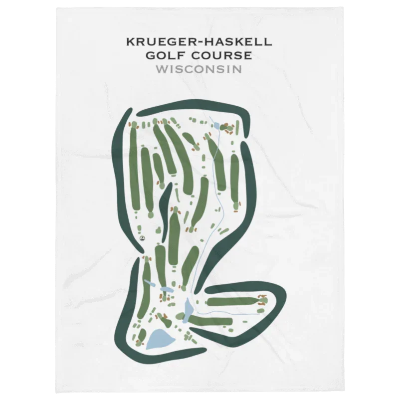 Krueger-Haskell Golf Course, Wisconsin - Printed Golf Courses