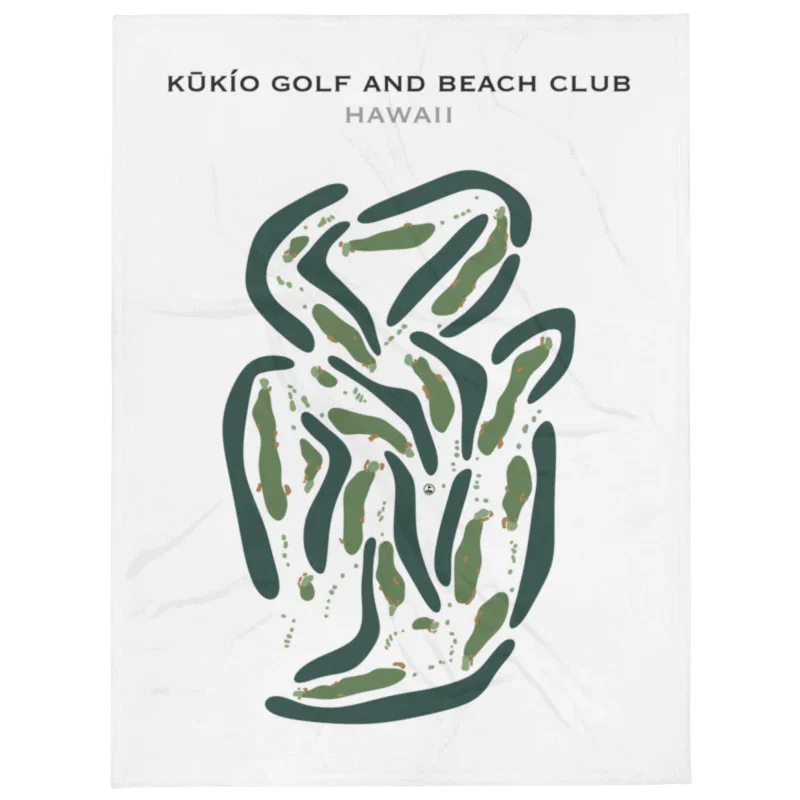 Kukio Golf and Beach Club, Hawaii - Printed Golf Courses