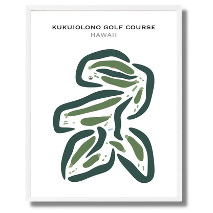 Kukuiolono Golf Course, Hawaii - Printed Golf Courses