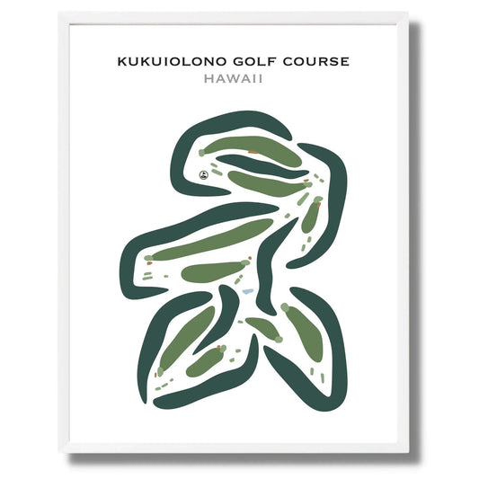 Kukuiolono Golf Course, Hawaii - Printed Golf Courses