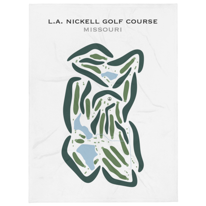 L. A. Nickell Golf Course, Missouri - Printed Golf Courses