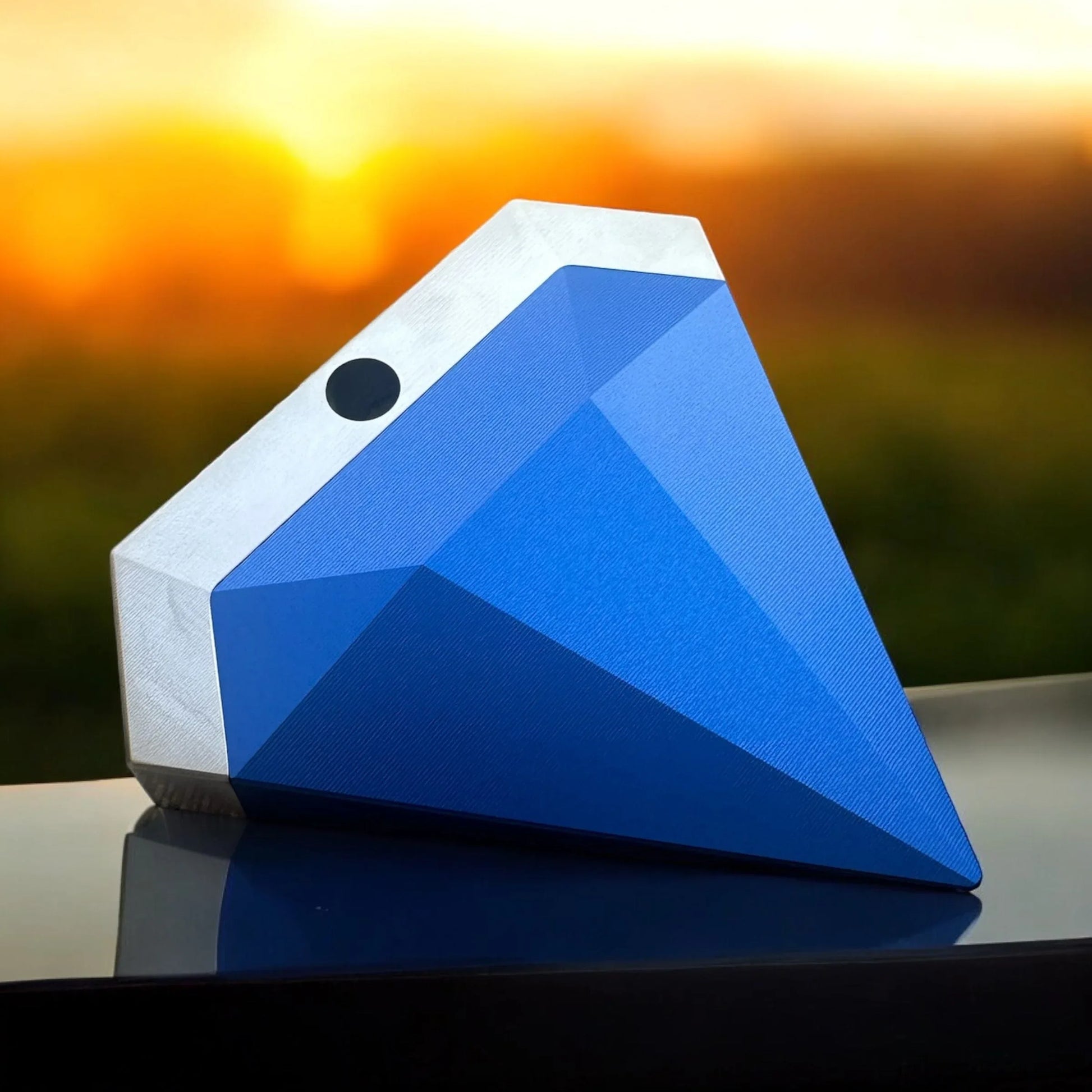 Lombardi Golf Custom Blue Diamond Left Hand Mallet Golf Putter - GOLF LEAGUE