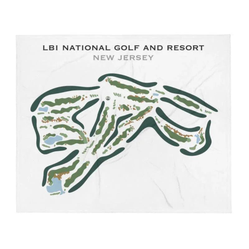 LBI National Golf Course, New Jersey - Printed Golf Course