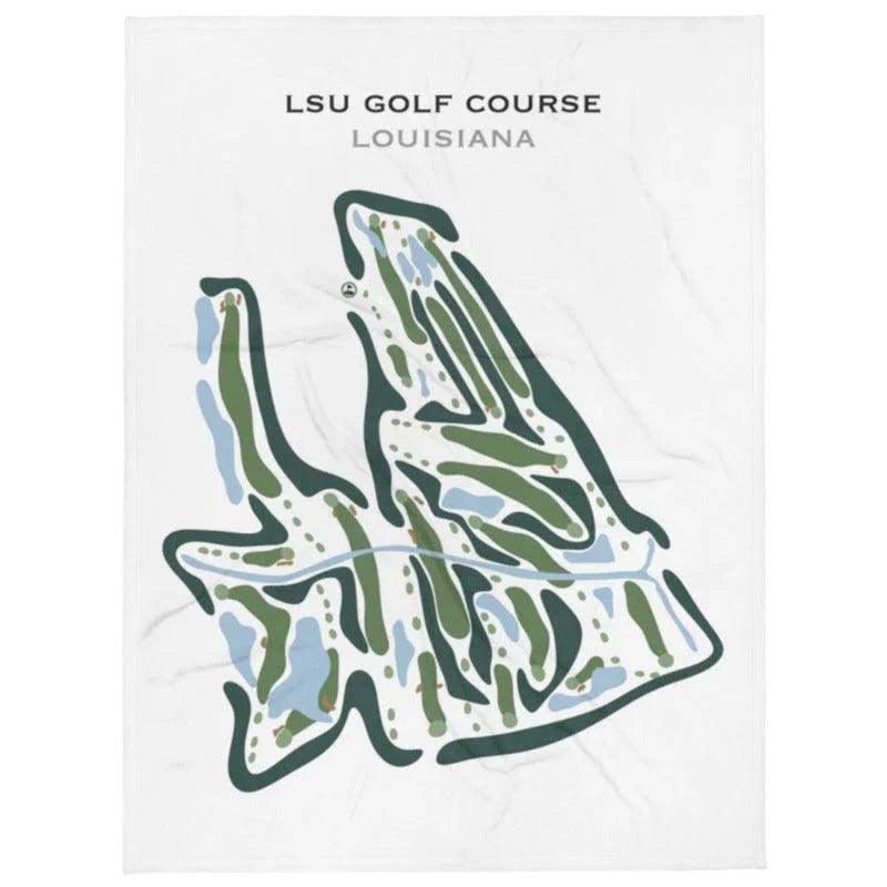 LSU Golf Course, Louisiana - Printed Golf Courses