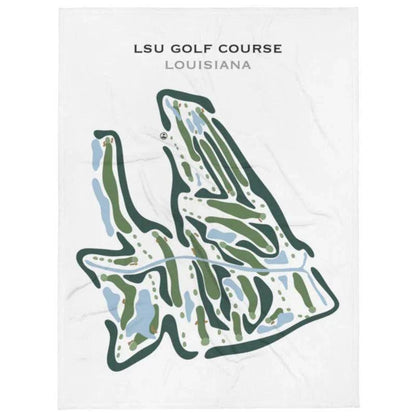 LSU Golf Course, Louisiana - Printed Golf Courses