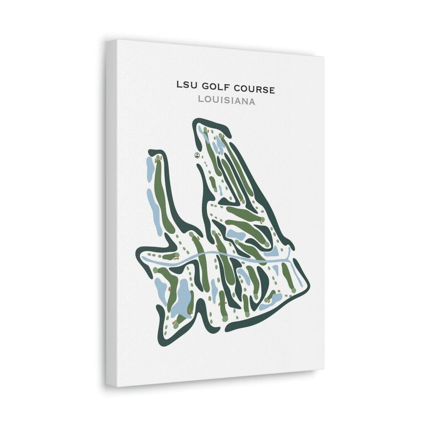 LSU Golf Course, Louisiana - Printed Golf Courses