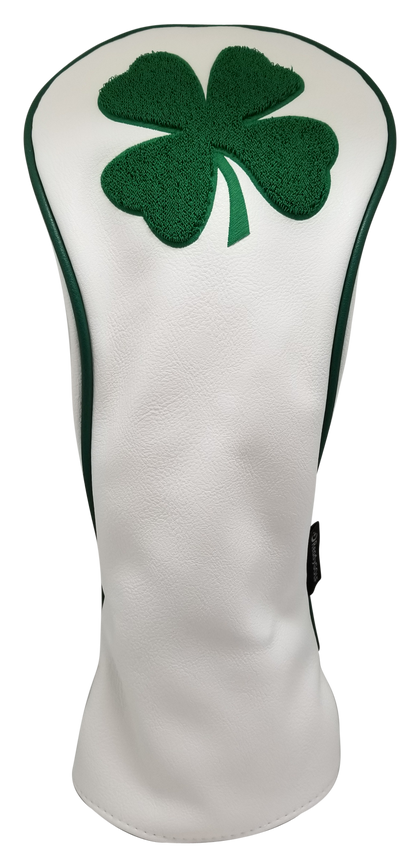 Lucky Clover Embroidered Headcover by ReadyGOLF - Driver