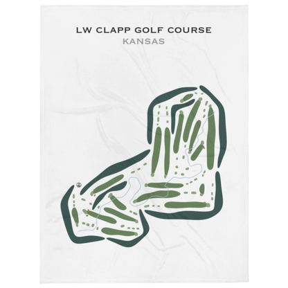 L W Clapp Golf Club, Kansas - Printed Golf Courses