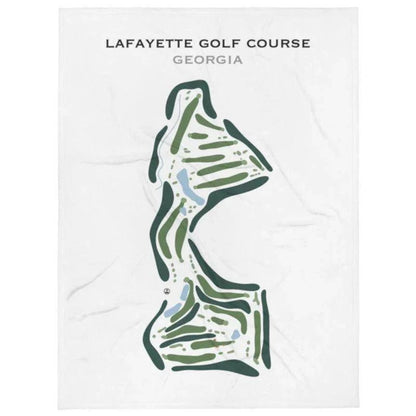 LaFayette Golf Course, Georgia - Printed Golf Course