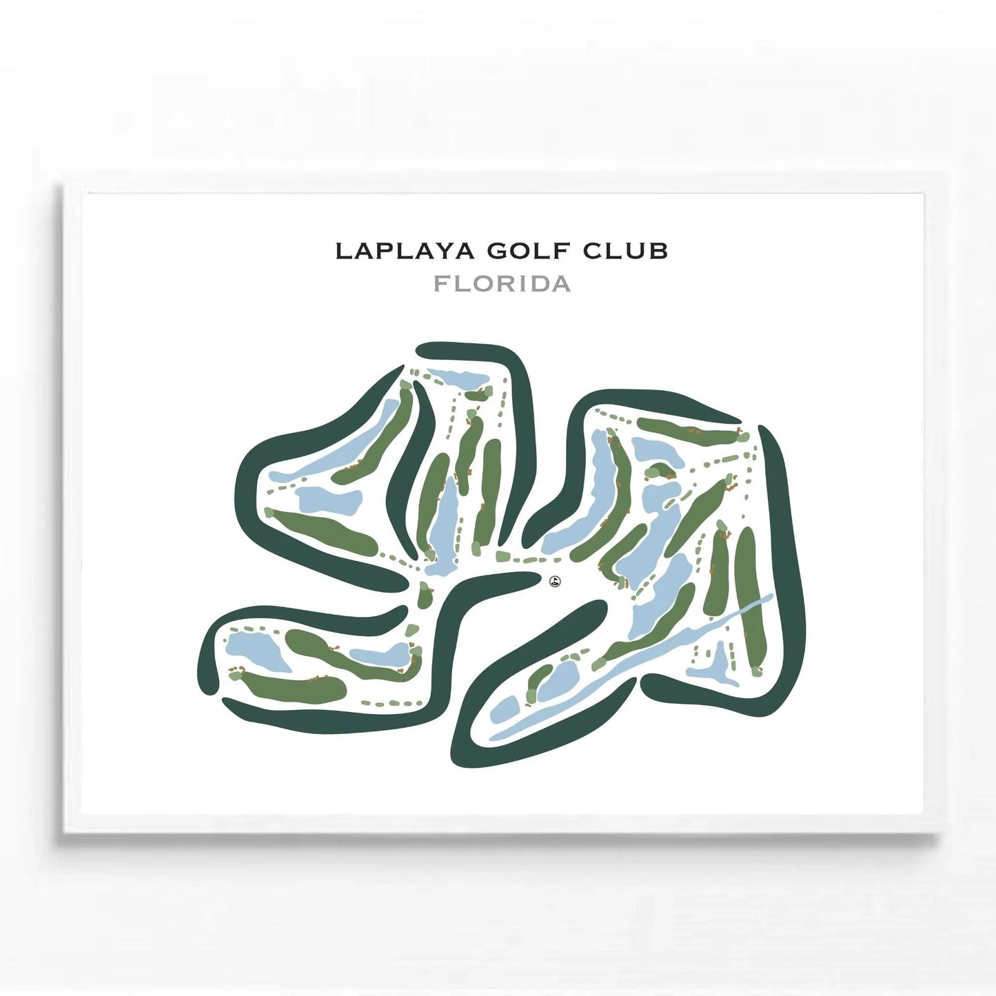 LaPlaya Golf Club, Florida - Printed Golf Courses
