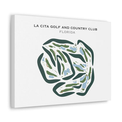 La Cita Golf & Country Club, Florida - Printed Golf Courses