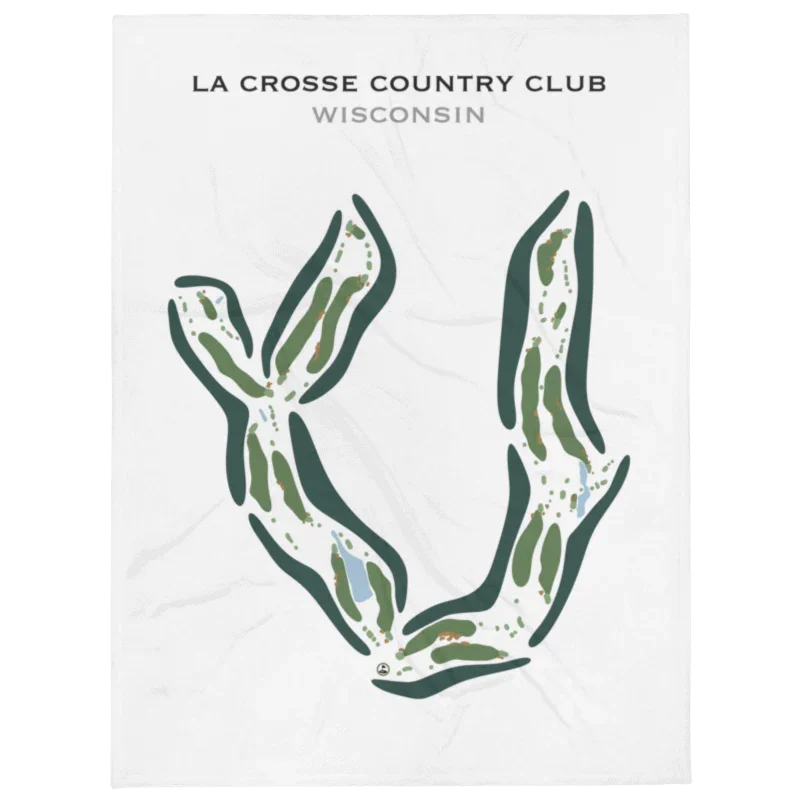 La Crosse Country Club, Wisconsin - Printed Golf Course