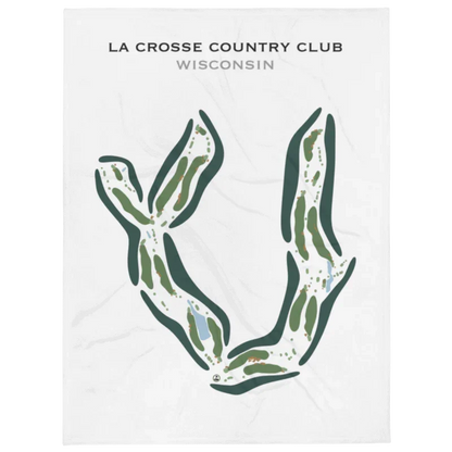 La Crosse Country Club, Wisconsin - Printed Golf Course